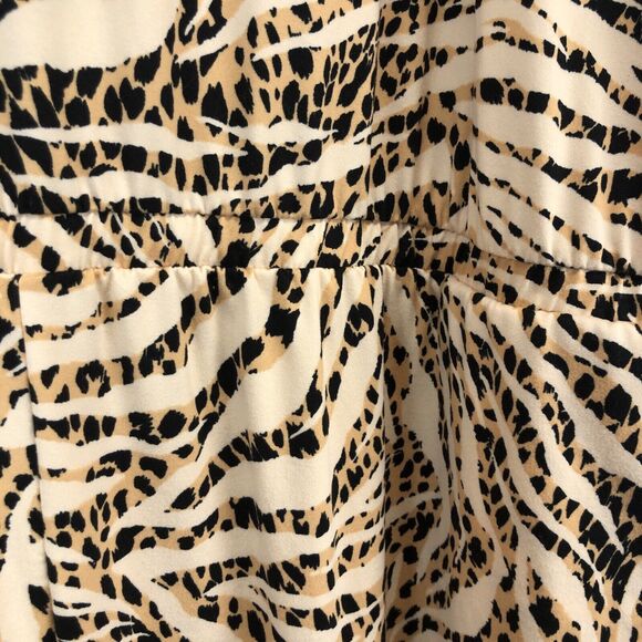 Comfort Code By Cuddle Duds Plus 3X Jumpsuit Romper With Pockets Animal Print - Picture 8 of 13